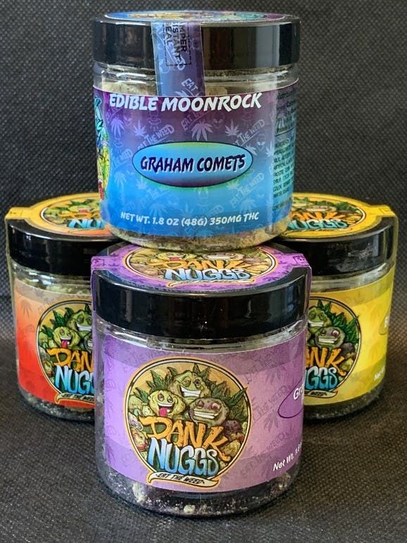 Dank Nuggs And Moonrocks Edibles 350mg The Mighty Flower Potify
