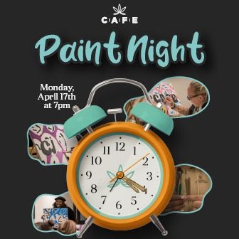 1 EVENT TICKET: Puff and Paint Session Led by Ashante April 17 2023