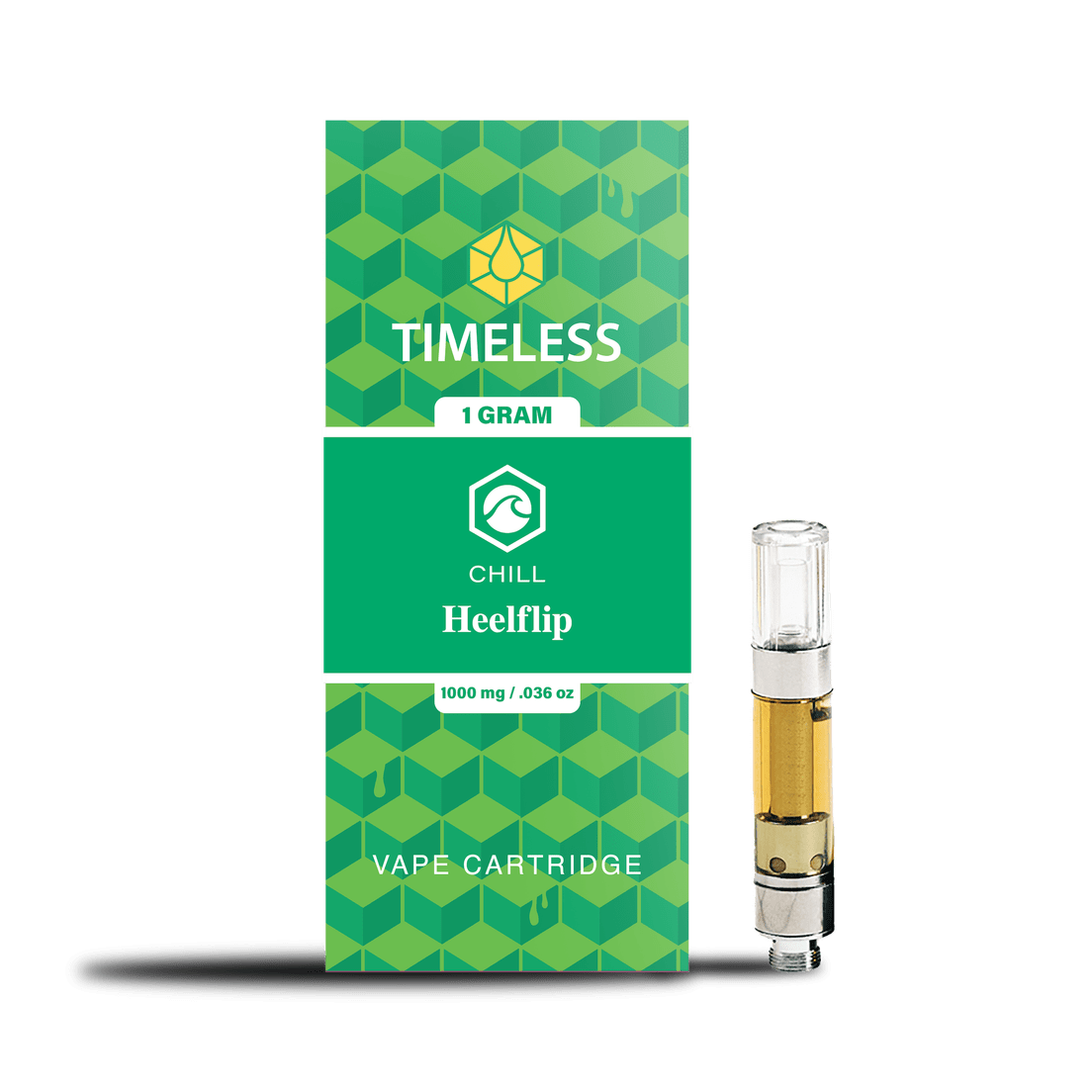 Timeless Vapes - Heelflip 1000mg Vape Cartridge (Chill) 1g