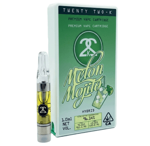 22K | Vape Cart | 1g | Distillate | Melon Mojito