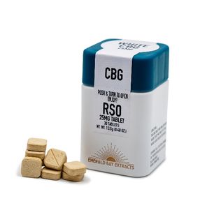 Emerald Bay - White CBG RSO Tablets 25mg/1000mg