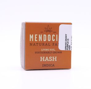 Mendocino Natural Farms- GRAND DADDY PURPLE THCA HASH 1G
