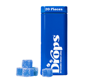 Drops- BLUEBERRY GENTLE RELAXATION GUMMIES THC+CBD+CBN