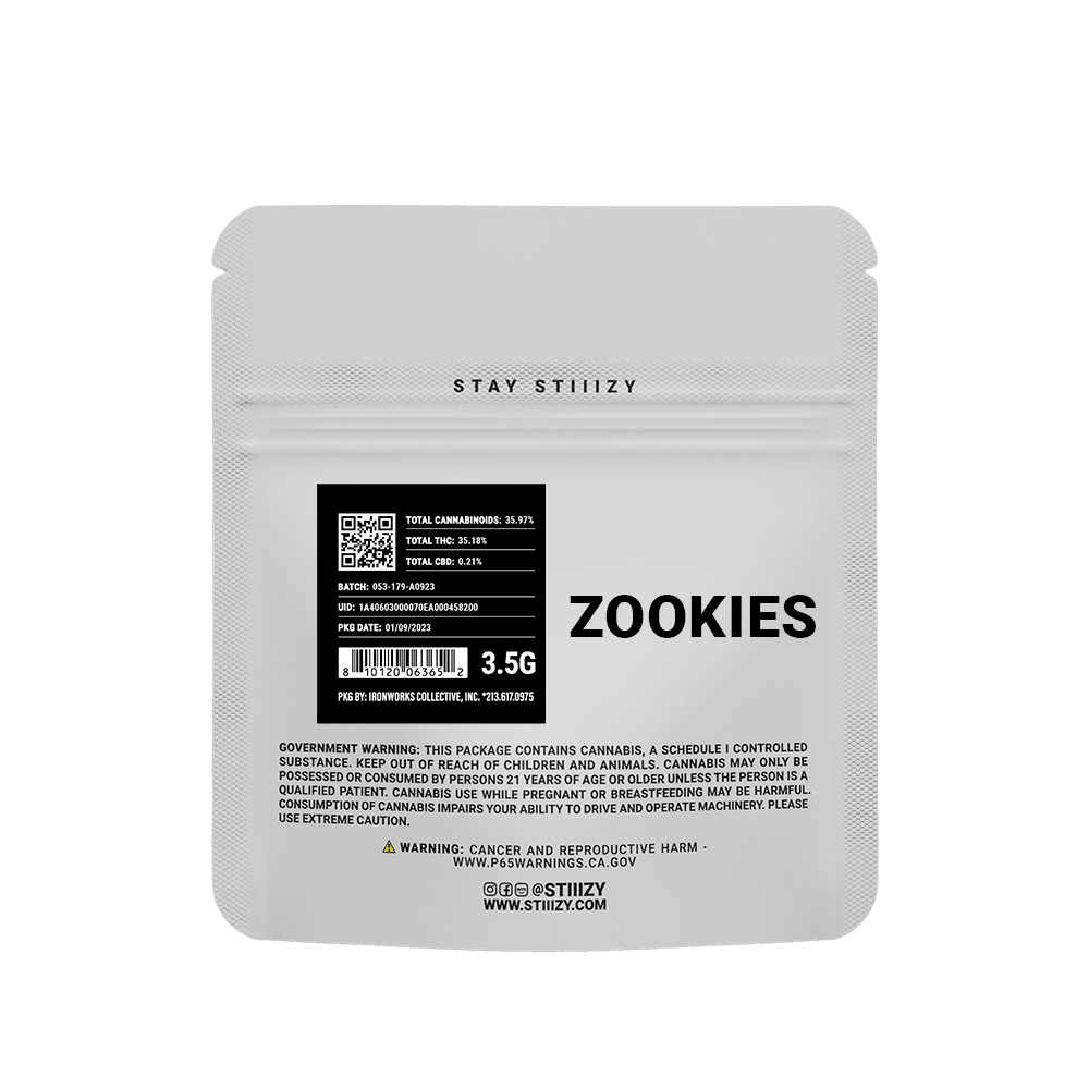 STIIIZY - 3.5G WHITE LABEL - ZOOKIES 3.5g