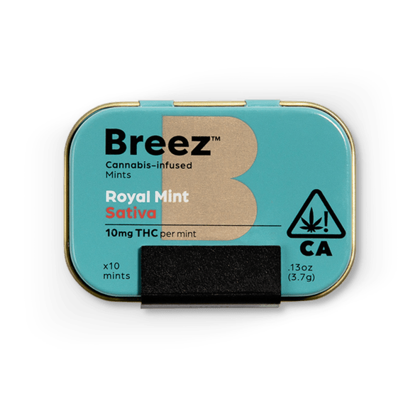 BREEZ ROYAL MINTS 100MG THC SATIVA