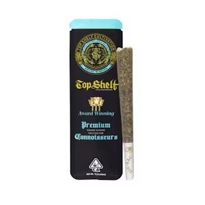 Top Shelf Cultivation- Gelato Kush Mints Single Preroll 1g (H)