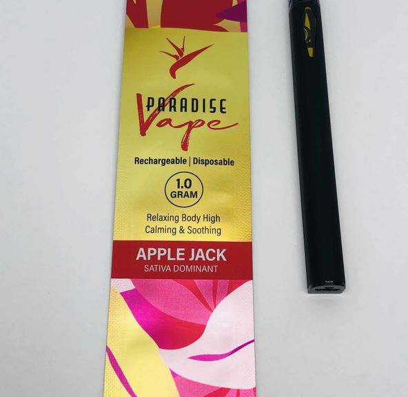 paradise vape disposable Paradise 1g Disposable Vape - Apple Jack at Highley Green Dispensary