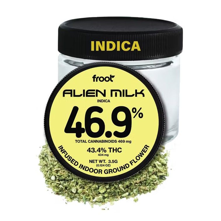 Alien Milk Indica Infused Indoor Ground Flower