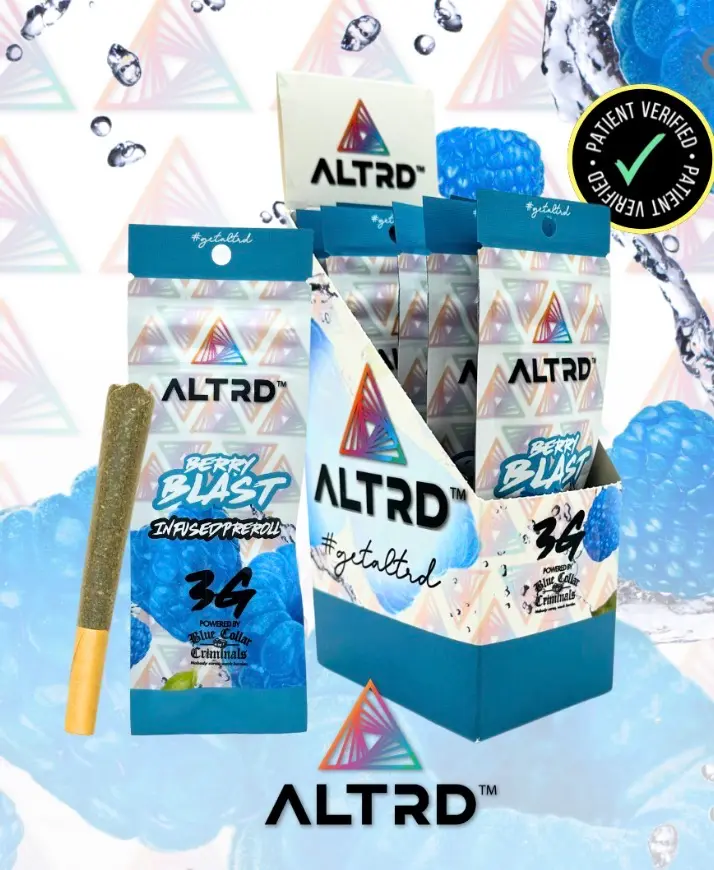 ALTRD - Infused 3g Pre Roll - Berry Blast