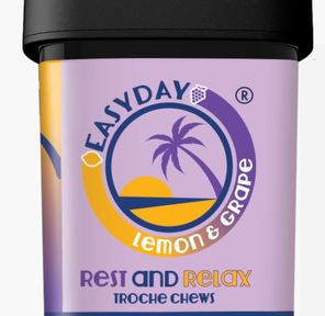 Edible-Easyday Rest and Relax Lemon Grape 10mg THC 10-pk