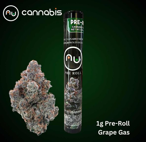 NuCannabis - Grape Gas 1.25G - PRE ROLL