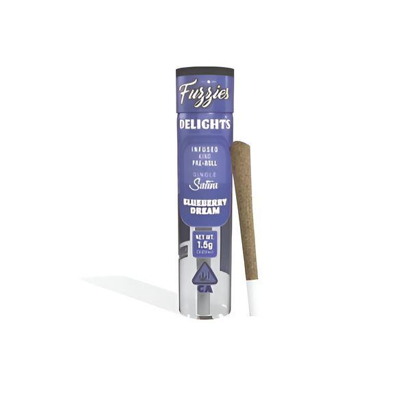 Fuzzies | Infused Preroll | 1.5g | Delights | Blueberry Dream