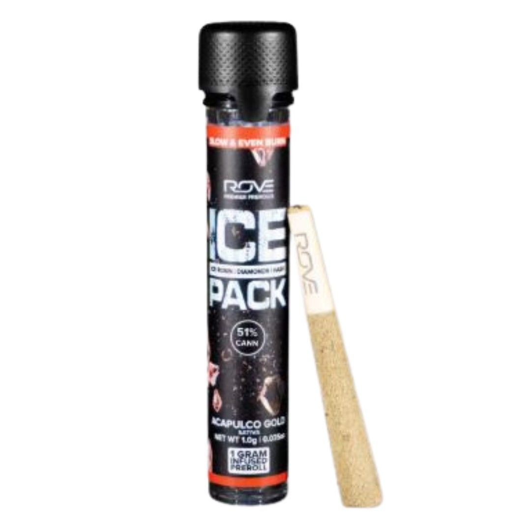 Acapulco Gold - Infused Ice Packs (Rosin, Hash, and Diamonds) Preroll 1.00  g at Kolas Fruitridge