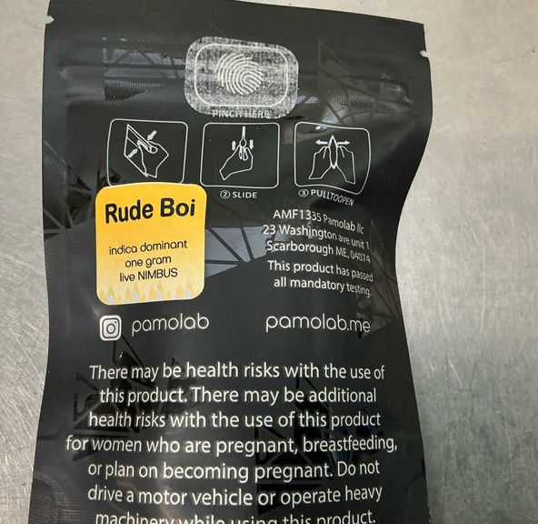 Pamolab Disposable Live Cart 1g Rude Boi