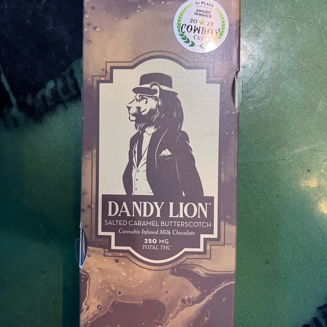 250mg Chocolate Bar - Salted Caramel Butterscotch