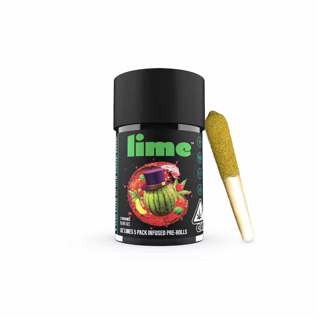 Lime Infused Pre-roll Pack Watermelon Runtz 3g