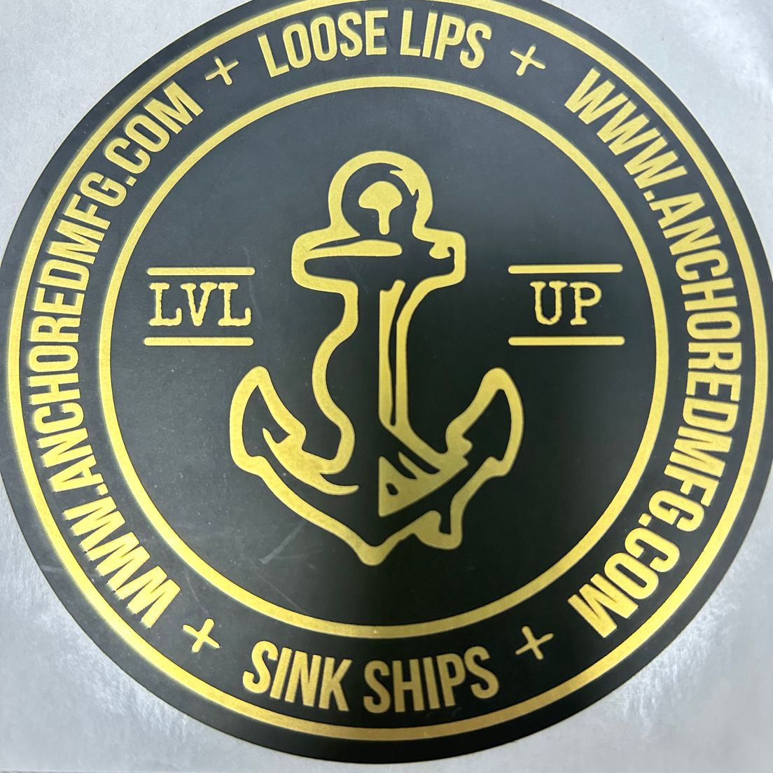 Anchored - Sticker - Loose Lips Sink Ships