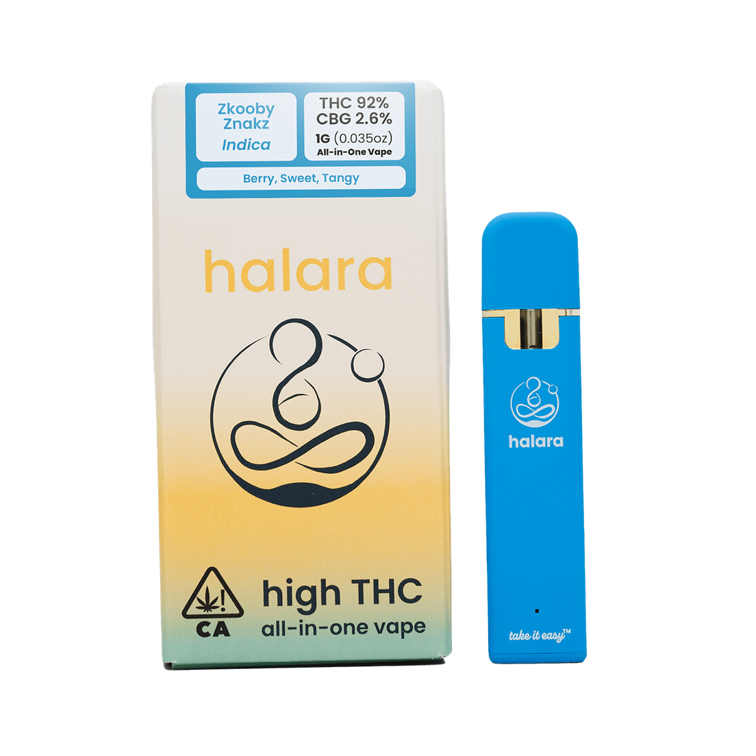 Halara - THC Zkooby Znakz - 1g AIO