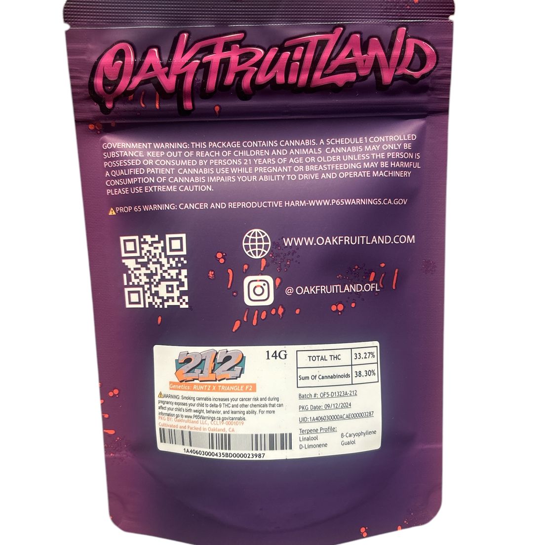 Oakfruitland - 212 14 Grams