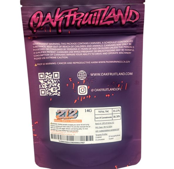 Oakfruitland - 212 14 Grams