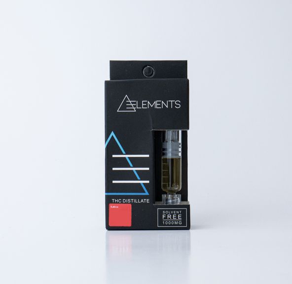 1000mg THC Sativa Distillate Syringe by Elements