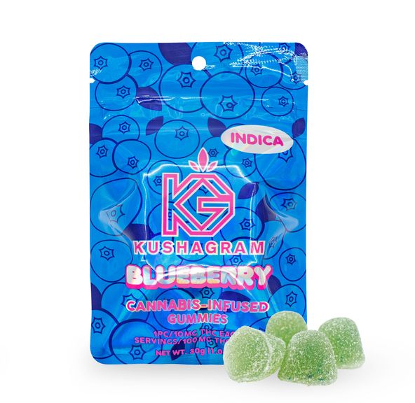 100mg Blueberry Gummies