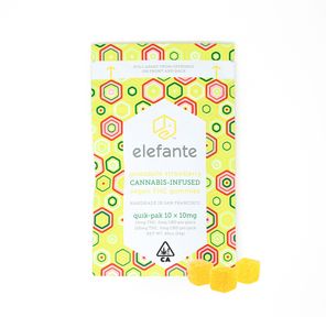 Elefante - Pineapple Strawberry Vegan THC Gummies -100mg