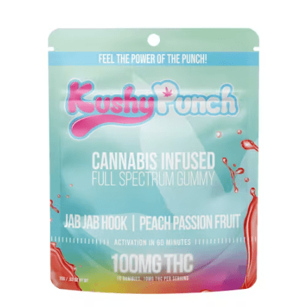 Kushy Punch -Jab Jab Hook Passion Fruit Gummy 100mg