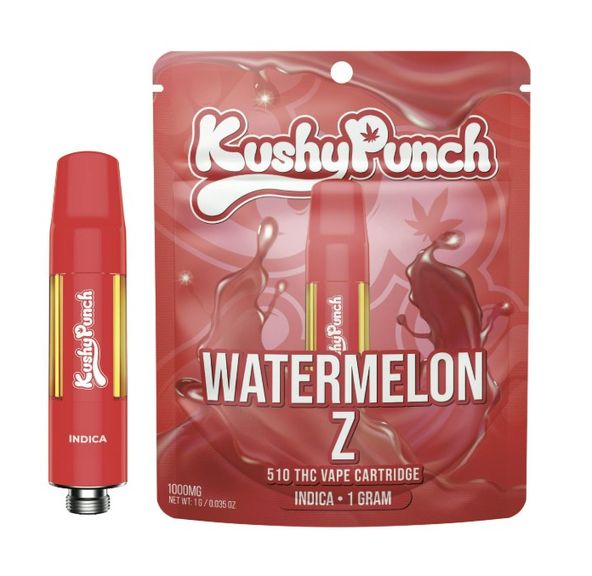 Kushy Punch - 510 Vape Cart - Watermelon Z - 1 g