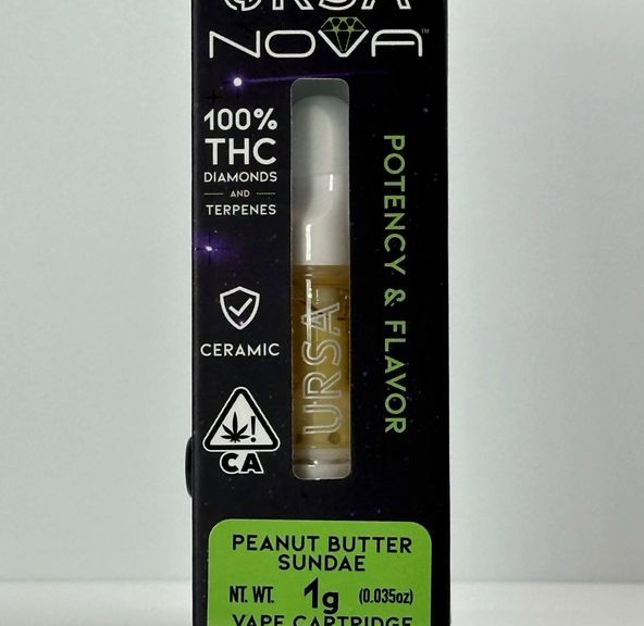 Ursa- Nova Peanut Butter Sundae Diamonds & Terpenes Cartridge 1g (I)