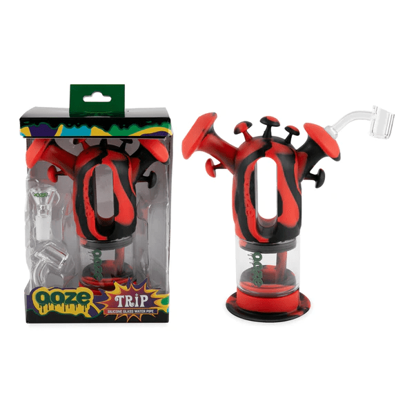 SAOT Ooze Trip Silicone Bubbler and Dab Rig Ooze Trip Silicone Bubbler and Dab
