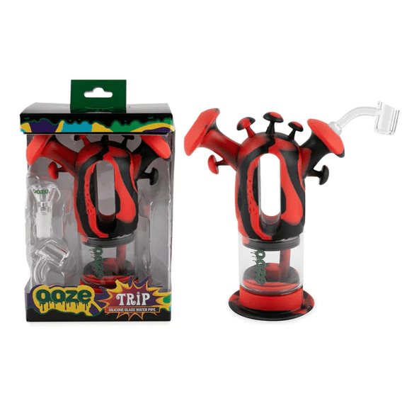 SAOT Ooze Trip Silicone Bubbler and Dab Rig Ooze Trip Silicone Bubbler and Dab