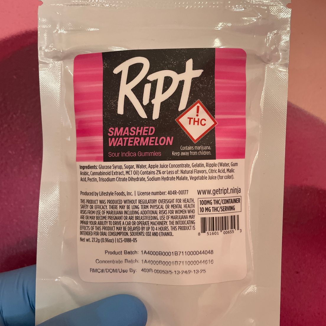 RIPT - Smashed Watermelon Gummies