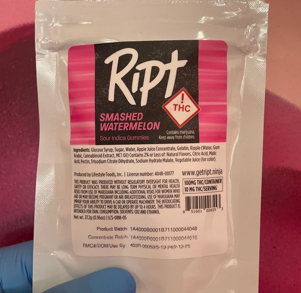 RIPT - Smashed Watermelon Gummies