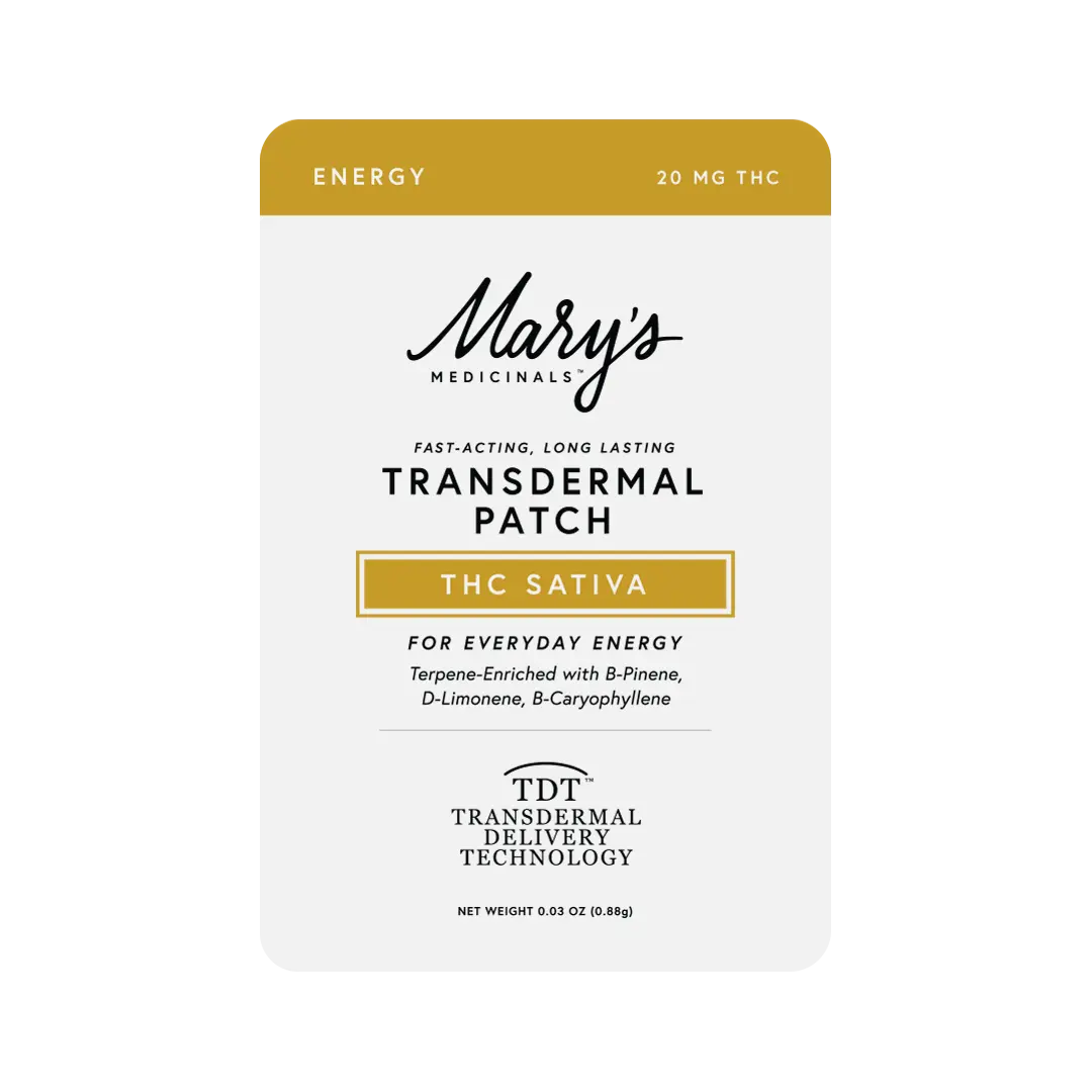 Mary's Medicinals™ - ENERGY TRANSDERMAL PATCH 23MG THC