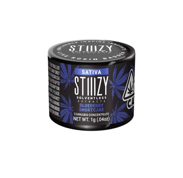 STIIIZY- BLUEBERRY SHORTCAKE 1G LIVE ROSIN BADDER