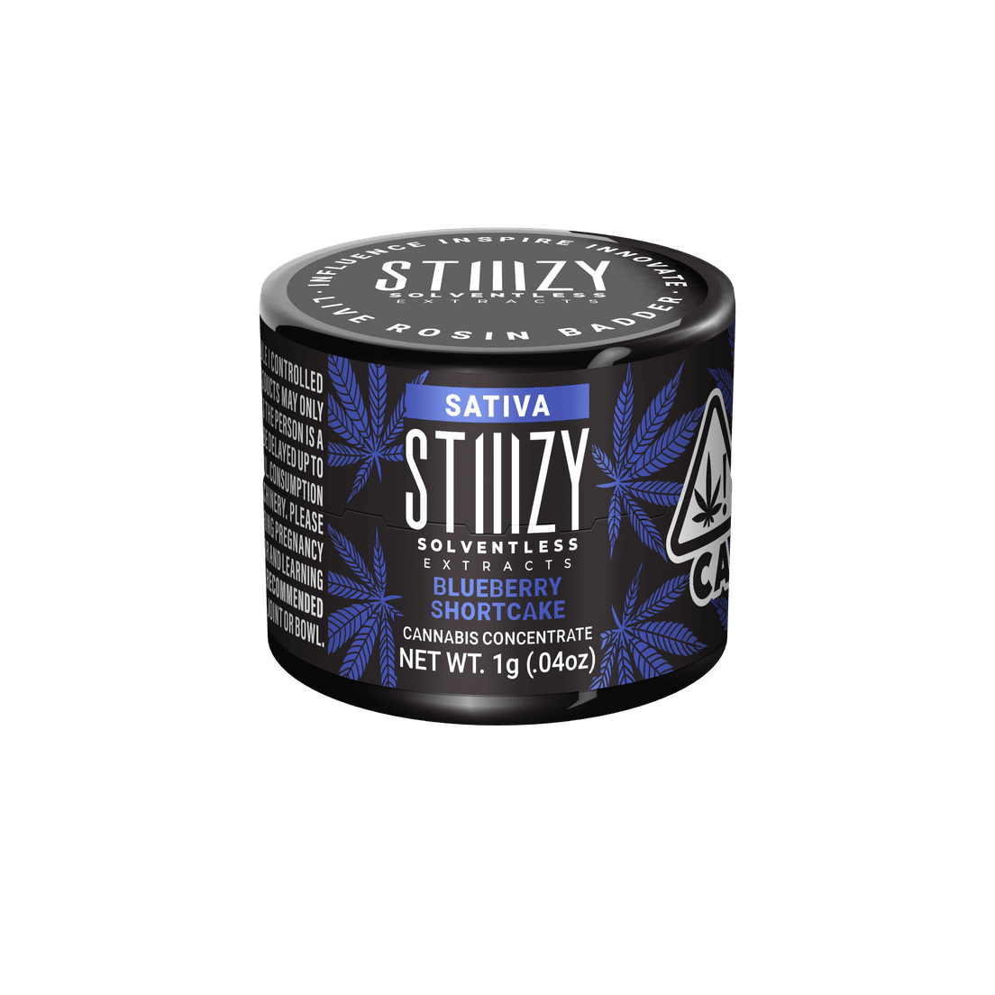 STIIIZY- BLUEBERRY SHORTCAKE 1G LIVE ROSIN BADDER