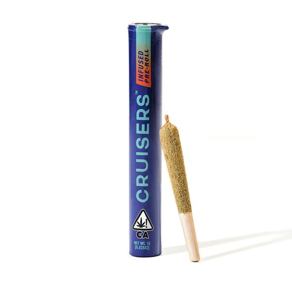 Cruisers | Infused Pre Roll | Blueberry Cookies | 1g | Indica | 41% THC