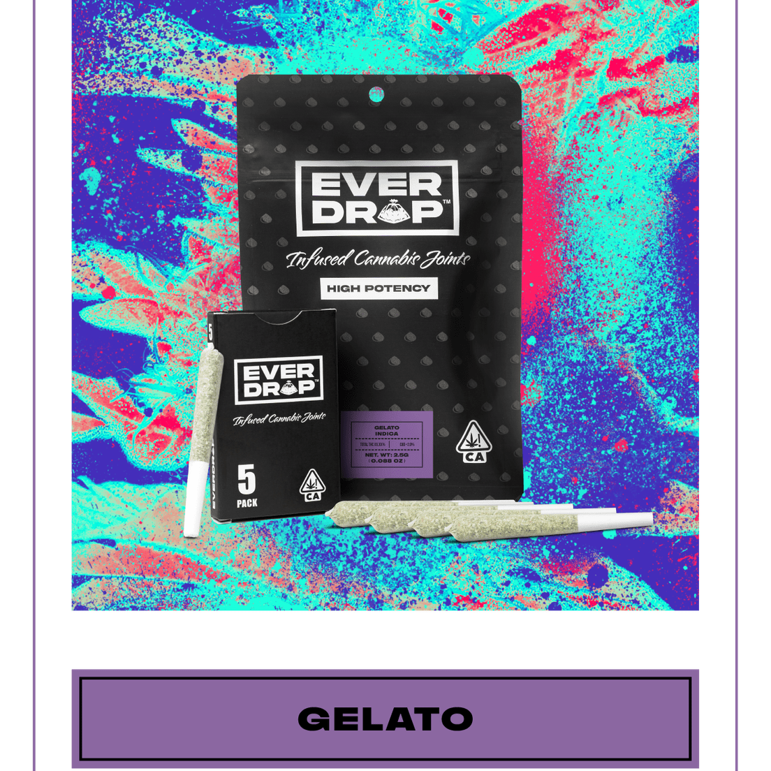 Everdrop Infused Preroll - Gelato Indica