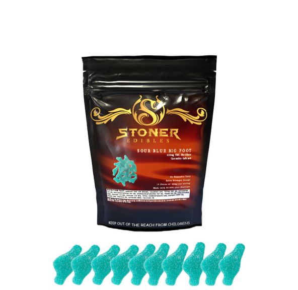 Sour Blue Big Foots Gummies