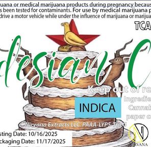 Nirvana - Rhodesian Cake 1g Pre-Roll