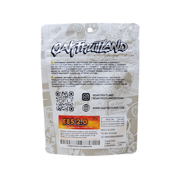 Oakfruitland - E85 2.0 7g