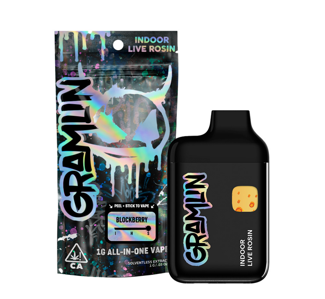 GRAMLIN ROSIN 1G VAPE- BLOCKBERRY