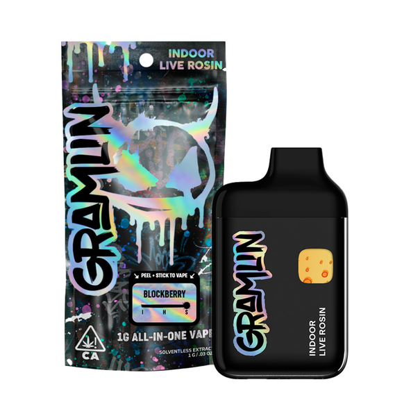 GRAMLIN ROSIN 1G VAPE- BLOCKBERRY