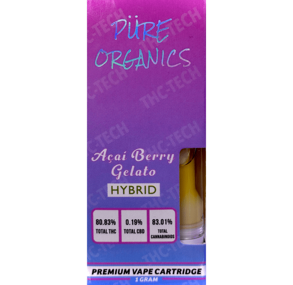Pure Organics - Acai Berry Gelato - 510 Cartridge