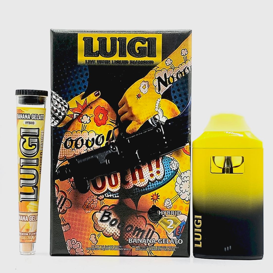 Luigi - Disposable - Banana Gelato - 2G