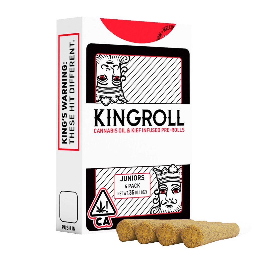 Kingroll - HYBRID #8 Variety 4Pack Infused Prerolls