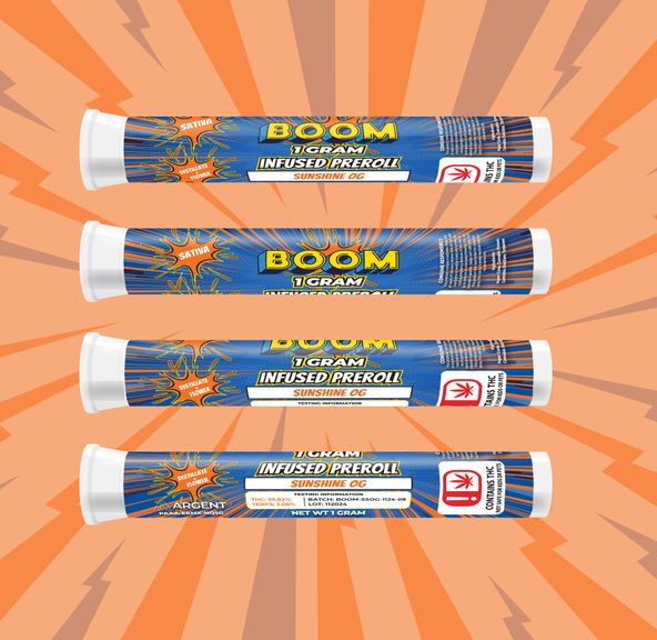 BOOM SUNSHINE OG INFUSED PREROLL 1G