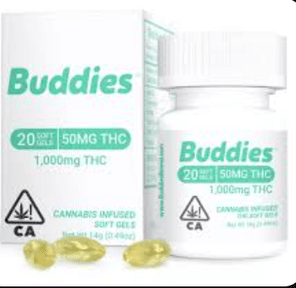BUDDIES LLR CAPSULES- SATIVA 50MG 20PC