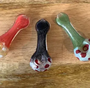 Glass Hand Pipe 3.5" Assorted Colors